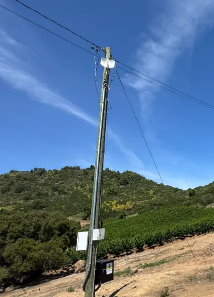 Conectividad para predio agrícola, trabajo realizado por HRW.cl